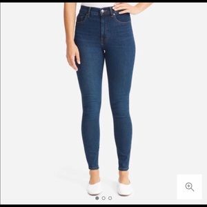 Everlane authentic stretch high rise skinny ankle